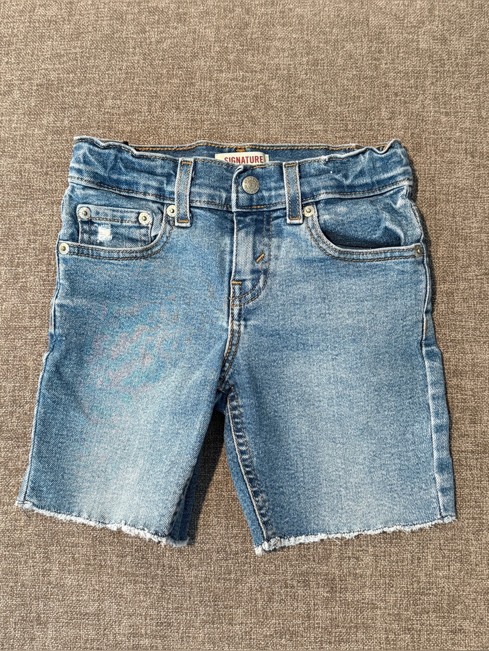 Levi Girls Light Blue Denim Shorts 7 regular